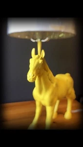Resin Horse Lamp Lighting Figurine Gift Home Decor Living Custom Color Order - Picture 1 of 8