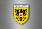 Sticker decal souvenir car coat of arms shield city flag switzerland neufchatel