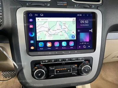 Android 13 Car Stereo 9" For VW EOS Golf 5 6 Jetta Radio GPS Navigation Camera - Image 1 of 4