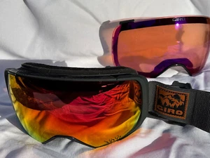 Giro Comp Snow Goggles, Carbon Vista, Vivid Ember/Vivid Infared - Picture 1 of 1