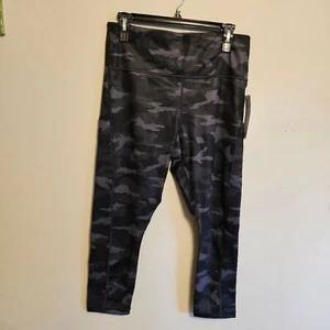 Athleta Ultimate Camo 7/8 Tight Legging Black and Gray 1X NWT - Picture 1 of 8