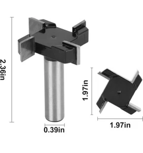 2in Cutting Diameter, CNC Spoilboard Surfacing, Router Bits, 1/2in Shank , Slab - Picture 1 of 6