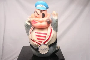 Vintage Gund Gunderful Creation Japan 40s Popeye Rubber Head/Plush Dingler Bell - Picture 1 of 7