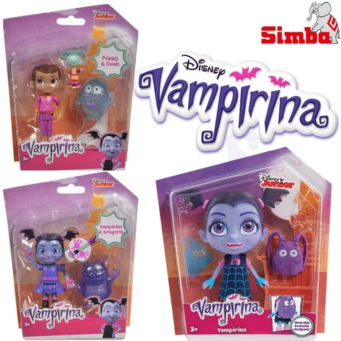 DISNEY JUNIOR VAMPIRINA BEST GHOUL FRIENDS FIGURE SET GREGORIA POPPY DEMI TOY Cover