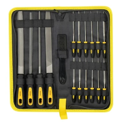 BLOSTM 17PC Assorted Metal File Needle Tool Set Glass Metal Woodworking - Image 1 of 4