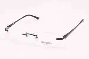 NEW HARLEY-DAVIDSON HD 506 BLK AUTHENTIC DESIGNER FRAMES EYEGLASSES 52-17 - Picture 1 of 4