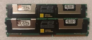2 GB (2x 1GB) PC2-5300 DDR2 FB DIMM Server RAM Memory KTH-XW667/2G Kingston - Picture 1 of 1