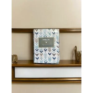 Crib Sheet Lambs & Ivy-Montana-NEW Blue Arrow Boho Baby Shower Gift Bedding - Picture 1 of 5
