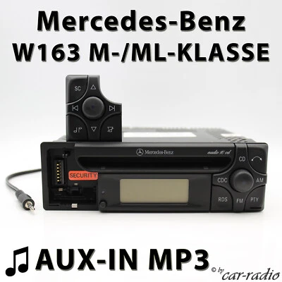 Mercedes W163 Radio Audio 10 CD MF2199 MP3 AUX-IN Becker M- ML- Klasse Autoradio - Bild 1 von 4