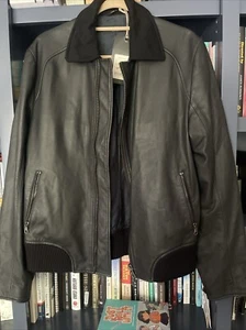Rag & Bone Leather B-15 Bomber Jacket. Cashmere Collar. NEW WITH TAGS - Picture 1 of 5