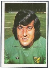 FKS 1975/76 SOCCER STARS '75'76-#214-NORWICH CITY-KEVIN KEELAN