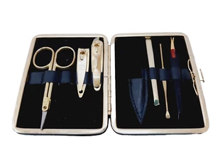 Vintage Travel Manicure Set, Nail Care Set(2.4) - Picture 1 of 7