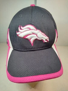 DENVER BRONCOS Sombrero Negro Rosa Gorra Ajustable 100% Algodón Nueva Era 9Forty Diseño - Imagen 1 de 7