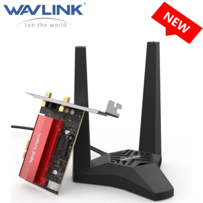 BE8800 Wi-Fi 7 Bluetooth 5.4 PCIe Adapter Netzwerkkarte PC LAN Karte PCI Express - Bild 1 von 4