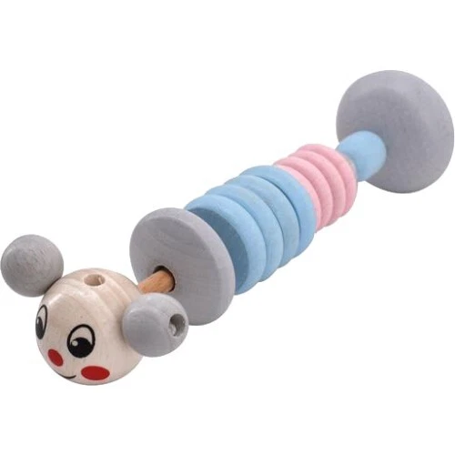 Voggenreiter 1245 - Rappel-Raupe - Clic-Clac (blau/rosa)