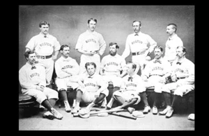FOTO del equipo Boston Red Stockings 1874 campeones de la Asociación Nacional de Béisbol - Imagen 1 de 2