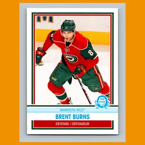 Brent Burns #393 2009-10 O-Pee-Chee Retro Minnesota Wild Hockey Card NHL - Picture 1 of 3