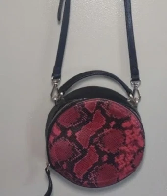 Bandolera Vince Camuto Cuero Estampado Serpiente Cuero Geniun Chica Foto 1 de 4