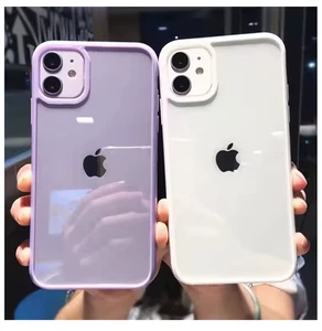 Coque arrière simple antichoc pour iPhone 15 14 13 12 11 Pro Max Plus - Photo 1 sur 17
