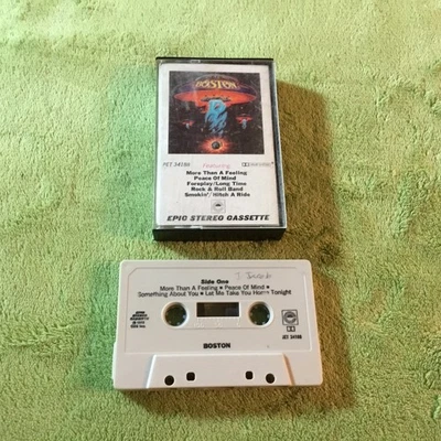 Boston – Boston: Self Titled Cassette  Epic PET 34188 (EX) copy - Image 1 of 3