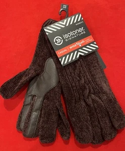 Isotoner Signature Women’s Casual Smart Touch Gloves One Size New Brown/Chocolat - Picture 1 of 3