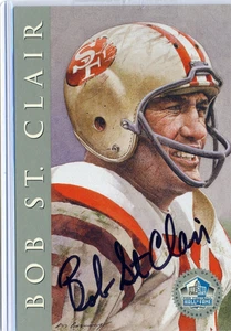 Bob St. Clair 1998 HOF Hall Fame Signature Series Platinum /2500 Autograph Auto - Picture 1 of 1