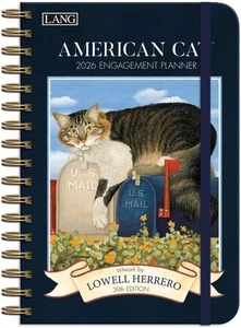 Planificador de compromiso en espiral Lang American Cat 2026 con - Imagen 1 de 2