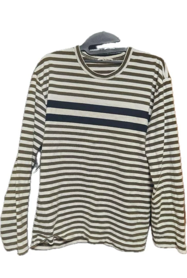 Б/У COMME DES GARCONS В ПОЛОСКУ ДЛИННЫМ РУКАВОМ ТОП, РАЗМЕР ХОРОШИЙ - Изображение 1 из 3