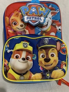 Mochila pequeña Paw Patrol 12" para niños pequeños Chase Marshall Rubble Skye nueva con etiquetas - Imagen 1 de 7