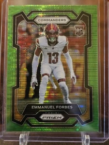 2023 Panini Prizm - Rookies Emmanuel Forbes #399 Green Prizm (RC) - Picture 1 of 2