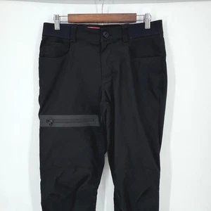 Foehn Black Traverse Pants Mens 30x30 Slim Fit Technical Outdoor Zip Pocket - Picture 1 of 6