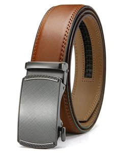 Cintura Uomo Pelle Cricchetto - Vestibilità Personalizzabile, Stile Senza Sforzo (35Mm) - Foto 1 di 7