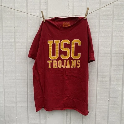 Camiseta De Colección USC Trojans Heritage XL Southern California Fútbol Universitario Roja Foto 1 de 4