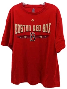 Majestic Boston Red Sox T-Shirt Herren XL rot World Series History Back Grafik  - Bild 1 von 7