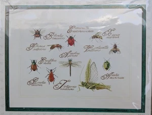 Thea Gouverneur Cross Stitch Kit - Insects - Picture 1 of 4