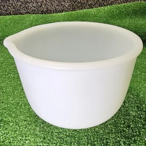 Glasbake 2 vintage años 60 para tazón mezclador de vidrio de leche Sunbeam con boquilla para verter - Imagen 1 de 9