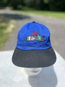 Vintage 1980s Embroidered Denver Colorado Skyline Impressions Hat Made In USA - Picture 1 of 6