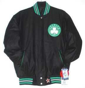 Size XXXXL NBA Boston Celtics Wool Reversible Jacket New JH Design 4XL - Picture 1 of 8