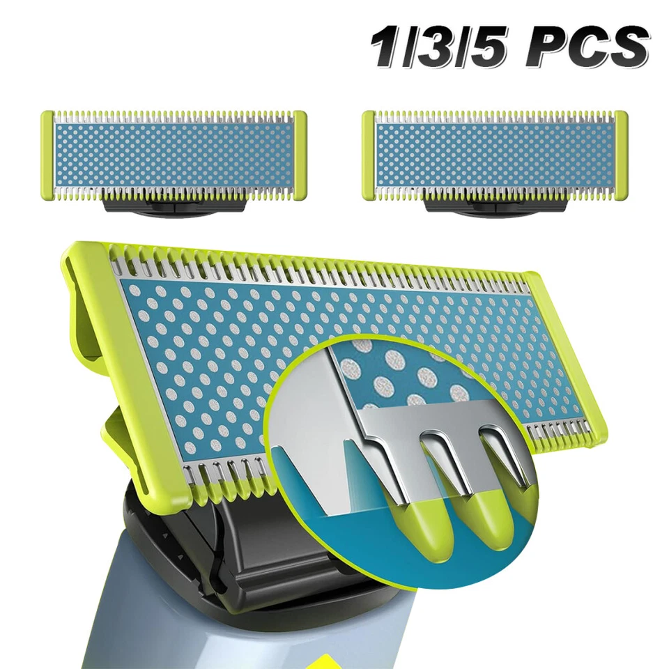 MARKENLOS 1~5× One Blade Klinge 360 Ersatzklingen Pack Rasierer Ersatz ZubehöR für Philips