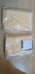 2 Küchenhandtücher gelb NEU OVP Waffelpique Küchen Handtuch - Bild 1 von 7