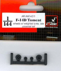 Armory Models 1/144 Grumman F-14D Tomcat Weighted Wheel Set Resin Set - Bild 1 von 1