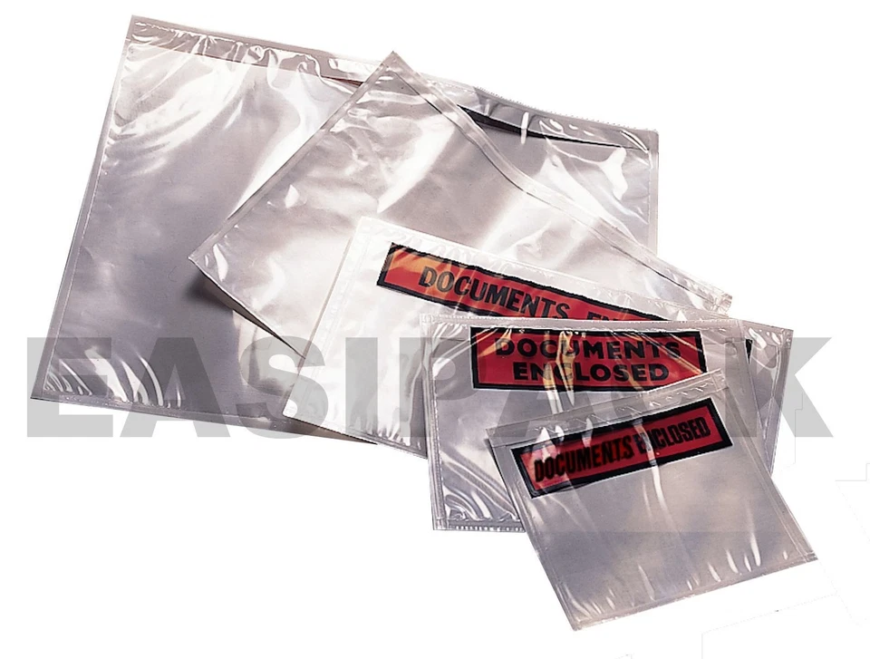 Document Enclosed Envelopes Wallets - A7, A6, A5, DL, A4 size(100,200,500,1000+) - Image 1 of 1