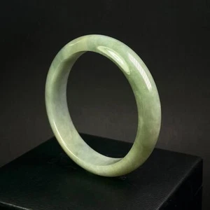 【KATHY JADE】Emerald With Dark Green Jadeite Bangle Bracelet《55mm》《Grade A》 - Picture 1 of 1