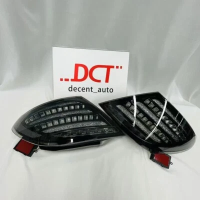 LED Tail Rear Lamp Lights For Mercedes Benz C class W204 Black Diamond - Image 1 of 4