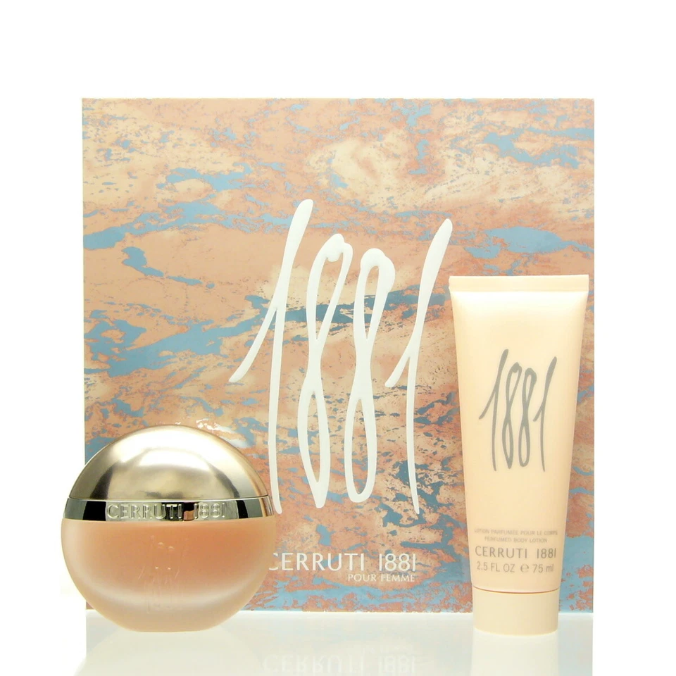 Cerruti 1881 pour Femme Set - EDT 50 ml + BL 75 ml Geschenk Damen NEU OVP - Bild 1 von 1