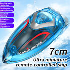 C166 Mini Stunt Remote Boat With Variable Lighting Waterproof Charging Ship Toys