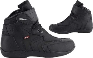DIORA PADDOCK SHORT TOURING WATERPROOF MOTORCYCLE BOOTS - BLACK - Picture 1 of 3