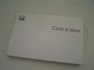 Honda Civic Owner`s manual (2001-2004) - Picture 1 of 3
