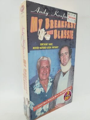 My Breakfast With Blassie VHS (1983) Uber Rare OOP Kaufman Comedy! New Sealed! Foto 1 de 4