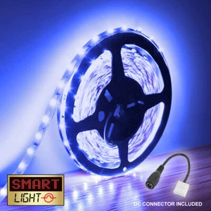 BLUE 5M-10M LED Light Strip Tape XMAS Cabinet Kitchen Lighting WATERPROOF 12V - Picture 1 of 11